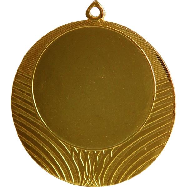 Медаль №8 (Диаметр 70 мм, металл, цвет золото. Место для вставок: лицевая диаметр 50 мм, обратная сторона диаметр 64 мм)