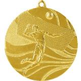 Медаль №119 (Волейбол, диаметр 50 мм, металл, цвет золото. Место для вставок: обратная сторона диаметр 45 мм)