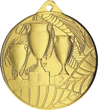 Медаль №1231 (Диаметр 50 мм, металл, цвет золото. Место для вставок: обратная сторона диаметр 45 мм)