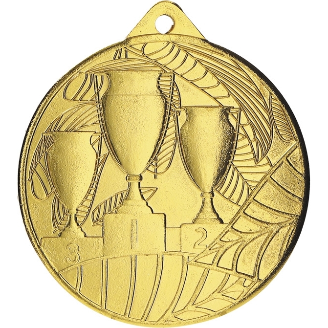 Медаль Трофей ME009/G 50 G-2мм