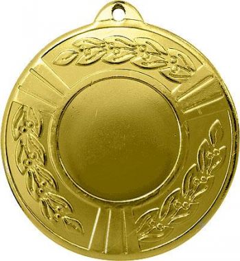 Медаль №191 (Диаметр 50 мм, металл, цвет золото. Место для вставок: лицевая диаметр 25 мм, обратная сторона диаметр 45 мм)