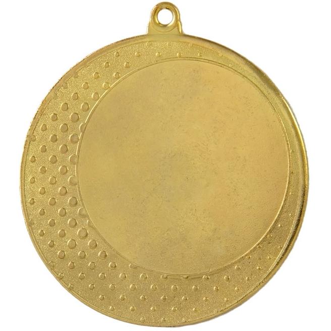 Медаль №65 (Диаметр 70 мм, металл, цвет золото. Место для вставок: лицевая диаметр 50 мм, обратная сторона диаметр 65 мм)