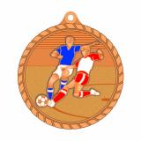 Медаль №1840 (Футбол, диаметр 55 мм, металл, цвет бронза. Место для вставок: обратная сторона диаметр 40 мм)