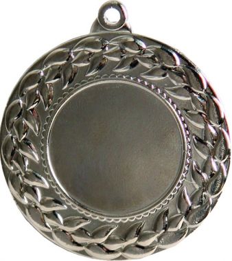 Медаль №37 (Диаметр 45 мм, металл, цвет серебро. Место для вставок: лицевая диаметр 25 мм, обратная сторона диаметр 40 мм)