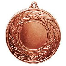 Медаль №148 (Диаметр 50 мм, металл, цвет бронза. Место для вставок: лицевая диаметр 25 мм, обратная сторона диаметр 47 мм)
