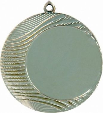 Медаль №7 (Диаметр 70 мм, металл, цвет серебро. Место для вставок: лицевая диаметр 50 мм, обратная сторона диаметр 65 мм)