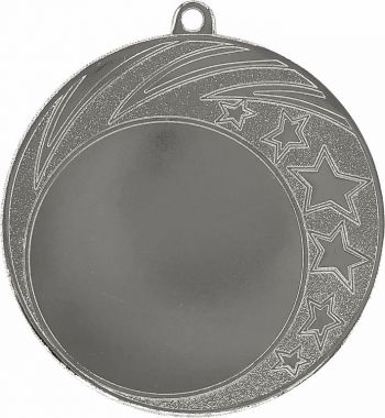 Медаль №3650 (Диаметр 70 мм, металл, цвет серебро. Место для вставок: лицевая диаметр 50 мм, обратная сторона диаметр 65 мм)
