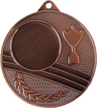 Медаль №1187 (Диаметр 50 мм, металл, цвет бронза. Место для вставок: лицевая диаметр 25 мм, обратная сторона диаметр 46 мм)