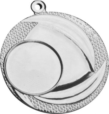 Медаль №18 (Диаметр 40 мм, металл, цвет серебро. Место для вставок: лицевая диаметр 25 мм, обратная сторона диаметр 36 мм)
