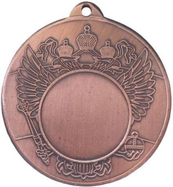 Медаль №188 (Диаметр 50 мм, металл, цвет бронза. Место для вставок: лицевая диаметр 25 мм, обратная сторона диаметр 45 мм)