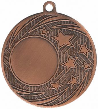 Медаль №3642 (Диаметр 50 мм, металл, цвет бронза. Место для вставок: лицевая диаметр 25 мм, обратная сторона диаметр 45 мм)