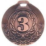 Медаль №2358 (3 место, диаметр 40 мм, металл, цвет бронза)