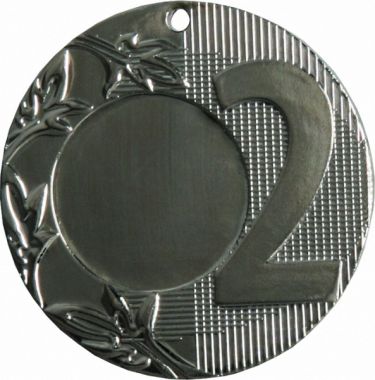 Медаль №83 (2 место, диаметр 50 мм, металл, цвет серебро. Место для вставок: лицевая диаметр 25 мм, обратная сторона диаметр 45 мм)