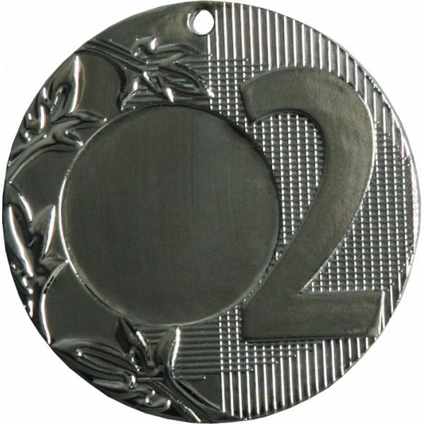 Медаль №83 (2 место, диаметр 50 мм, металл, цвет серебро. Место для вставок: лицевая диаметр 25 мм, обратная сторона диаметр 45 мм)