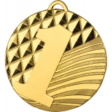 Медаль №1292 (1 место, диаметр 50 мм, металл, цвет золото. Место для вставок: обратная сторона диаметр 45 мм)