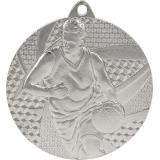 Медаль №922 (Баскетбол, диаметр 50 мм, металл, цвет серебро. Место для вставок: обратная сторона диаметр 45 мм)