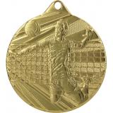 Медаль №946 (Волейбол, диаметр 50 мм, металл, цвет золото. Место для вставок: обратная сторона диаметр 45 мм)