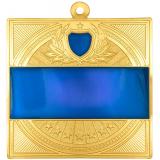 Медаль №2406 (Размер 65x65 мм, металл, цвет золото)