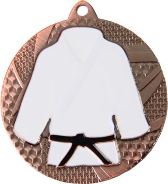 Медаль №927 (Каратэ, диаметр 50 мм, металл, цвет бронза. Место для вставок: обратная сторона диаметр 45 мм)