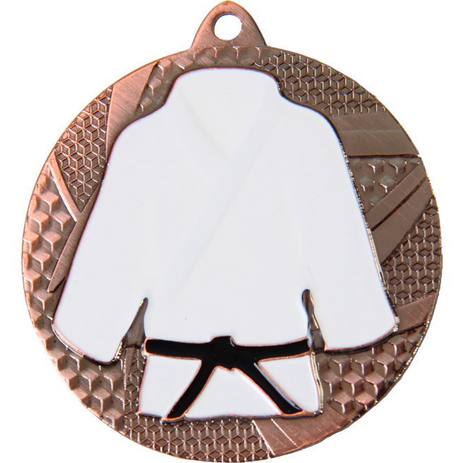 Медаль №927 (Кимоно, диаметр 50 мм, металл, цвет бронза. Место для вставок: обратная сторона диаметр 45 мм)