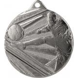 Медаль №950 (Футбол, диаметр 50 мм, металл, цвет серебро. Место для вставок: обратная сторона диаметр 45 мм)