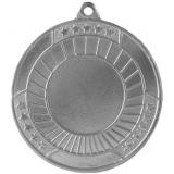 Медаль №132 (Диаметр 50 мм, металл, цвет серебро. Место для вставок: лицевая диаметр 25 мм, обратная сторона диаметр 46 мм)