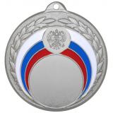 Медаль №196 (Диаметр 50 мм, металл, цвет серебро. Место для вставок: лицевая диаметр 25 мм, обратная сторона диаметр 45 мм)