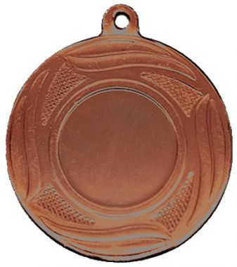 Медаль №3528 (Диаметр 50 мм, металл, цвет бронза. Место для вставок: лицевая диаметр 25 мм, обратная сторона диаметр 46 мм)