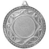 Медаль №156 (Диаметр 50 мм, металл, цвет серебро. Место для вставок: лицевая диаметр 25 мм, обратная сторона диаметр 47 мм)
