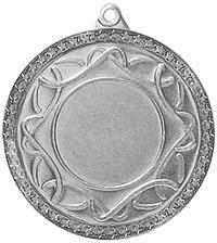 Медаль №156 (Диаметр 50 мм, металл, цвет серебро. Место для вставок: лицевая диаметр 25 мм, обратная сторона диаметр 47 мм)