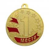 Медаль №1282 (1 место, диаметр 50 мм, металл, цвет золото. Место для вставок: обратная сторона диаметр 45 мм)