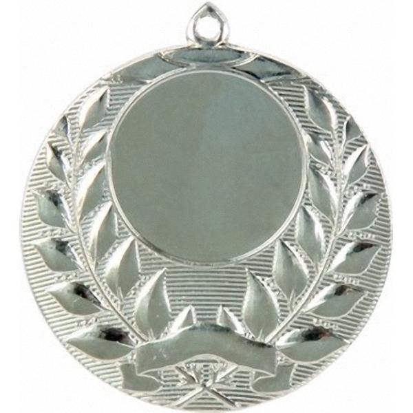 Медаль №35 (Диаметр 50 мм, металл, цвет серебро. Место для вставок: лицевая диаметр 25 мм, обратная сторона диаметр 45 мм)