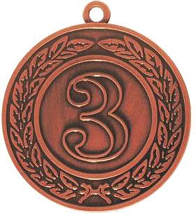 Медаль №178 (3 место, диаметр 40 мм, металл, цвет бронза. Место для вставок: обратная сторона диаметр 35 мм)