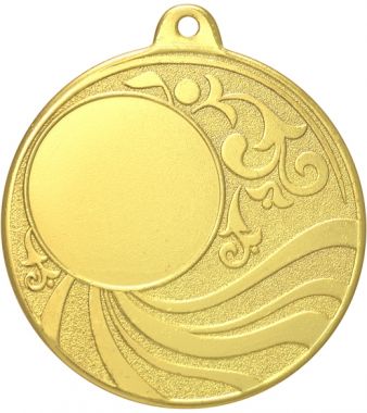 Медаль №3290 (Диаметр 50 мм, металл, цвет золото. Место для вставок: лицевая диаметр 25 мм, обратная сторона диаметр 45 мм)