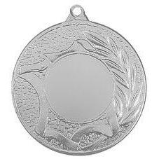 Медаль №157 (Диаметр 50 мм, металл, цвет серебро. Место для вставок: лицевая диаметр 25 мм, обратная сторона диаметр 47 мм)