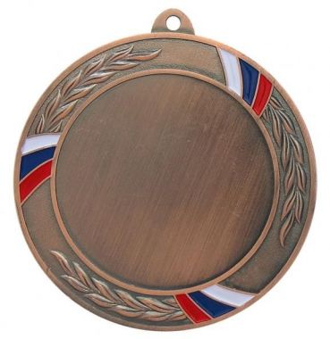 Медаль №1285 (Диаметр 70 мм, металл, цвет бронза. Место для вставок: лицевая диаметр 50 мм, обратная сторона диаметр 60 мм)