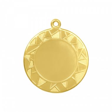 Медаль №3401 (Диаметр 40 мм, металл, цвет золото. Место для вставок: лицевая диаметр 25 мм, обратная сторона диаметр 35 мм)