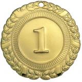 Медаль №302 (1 место, диаметр 45 мм, металл, цвет золото. Место для вставок: обратная сторона диаметр 36 мм)