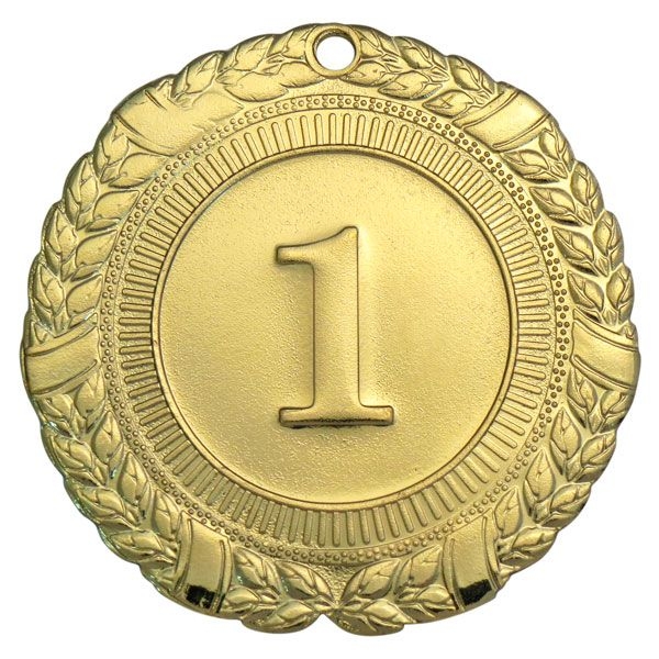 Медаль №302 (1 место, диаметр 45 мм, металл, цвет золото. Место для вставок: обратная сторона диаметр 36 мм)
