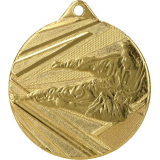 Медаль №947 (Каратэ, диаметр 50 мм, металл, цвет золото. Место для вставок: обратная сторона диаметр 45 мм)
