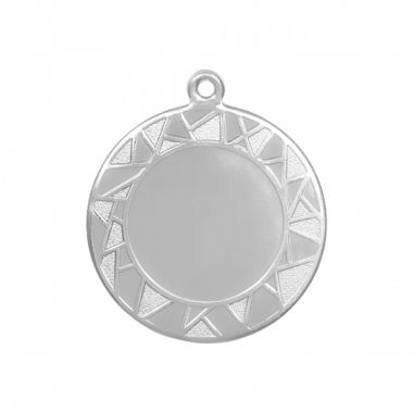 Медаль №3401 (Диаметр 40 мм, металл, цвет серебро. Место для вставок: лицевая диаметр 25 мм, обратная сторона диаметр 35 мм)