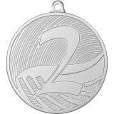 Медаль №2325 (2 место, диаметр 50 мм, металл, цвет серебро. Место для вставок: обратная сторона диаметр 45 мм)