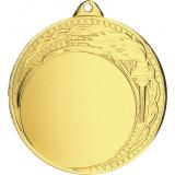 Медаль №892 (Диаметр 70 мм, металл, цвет золото. Место для вставок: лицевая диаметр 50 мм, обратная сторона диаметр 65 мм)