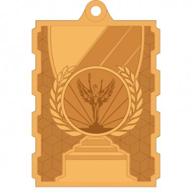 Медаль №3532 (Ника, диаметр 50 мм, металл, цвет бронза)