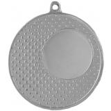 Медаль №63 (Диаметр 50 мм, металл, цвет серебро. Место для вставок: лицевая диаметр 25 мм, обратная сторона диаметр 46 мм)