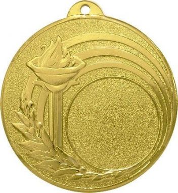 Медаль №184 (Диаметр 50 мм, металл, цвет золото. Место для вставок: лицевая диаметр 25 мм, обратная сторона диаметр 45 мм)