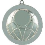Медаль №1 (Диаметр 70 мм, металл, цвет серебро. Место для вставок: лицевая диаметр 25 мм, обратная сторона диаметр 45 мм)