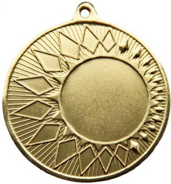Медаль №40 (Диаметр 50 мм, металл, цвет золото. Место для вставок: лицевая диаметр 25 мм, обратная сторона диаметр 46 мм)