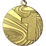 Медаль №123 (1 место, диаметр 40 мм, металл, цвет золото. Место для вставок: обратная сторона диаметр 35 мм)