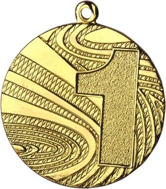 Медаль 1 место MMC6040/G 40 2мм